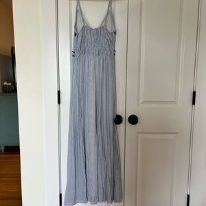 Seersucker maxi dress